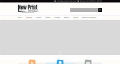 Desktop Screenshot of newprintinformatica.com.br