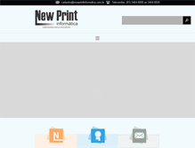 Tablet Screenshot of newprintinformatica.com.br